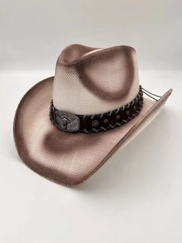 Summer Outdoor Ethnic Style Fedora Hat West R33B Free Size - Shop at LoveMi