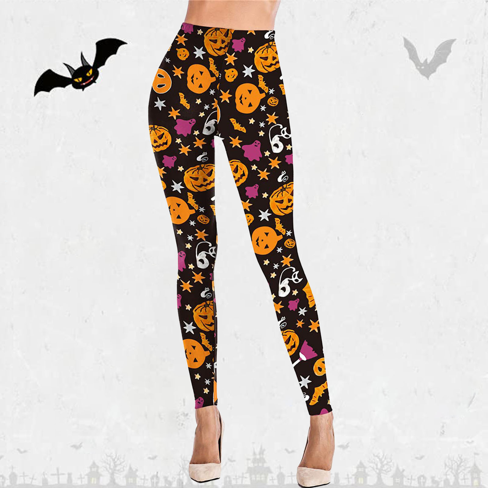 Title 5, Europese Halloween Dames Casual Sport Leggings ...