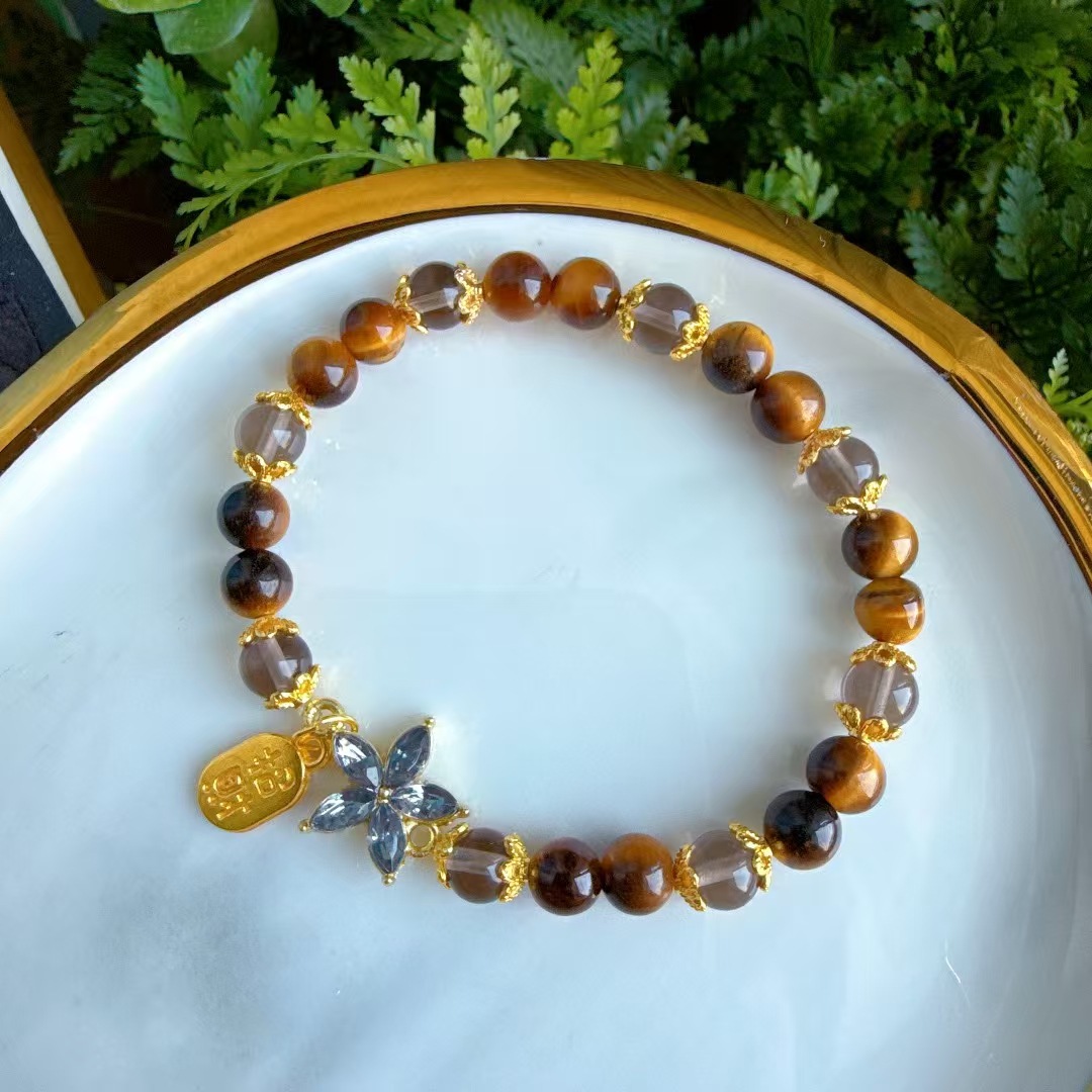 Natural Crystal Beaded Bracelet, picture 10 of 11