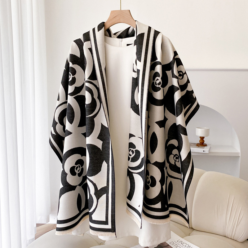 Air-conditioned Room Warm Scarf Versatile High-grade Mom Scarf - Image 5