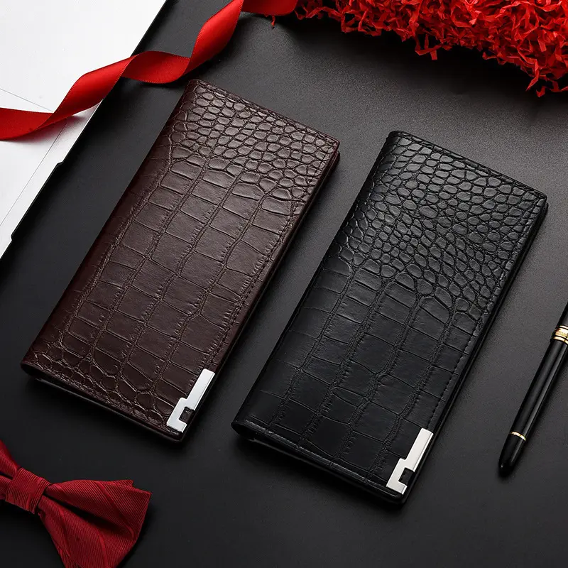 Mens Long Zipper Card Holder And Wallet