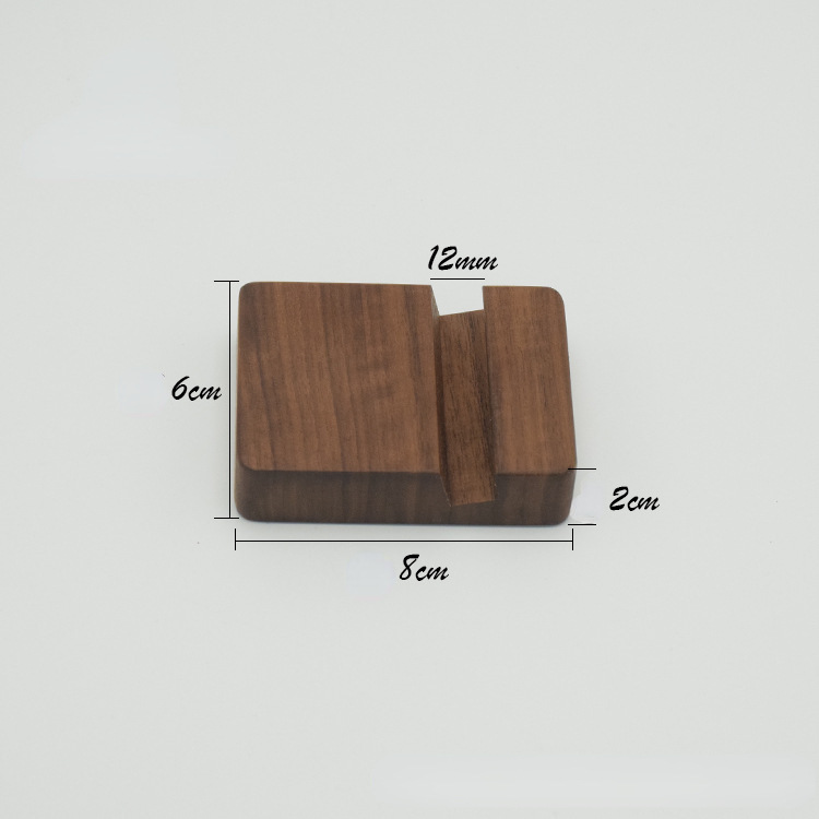 New Simple Universal Portable Solid Wood Cell Phone Racks - Image 5