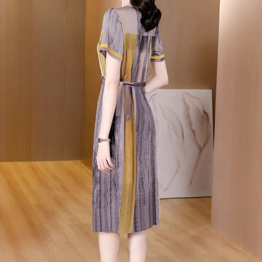 Elegant And Stylish Springsummer Short-sleeve Dress