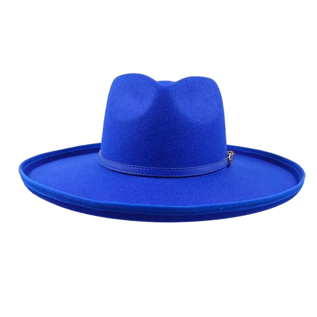 Big Brim Autumn And Winter Woolen Jazz Top Hat Ladies Style 03 M - Shop at LoveMi