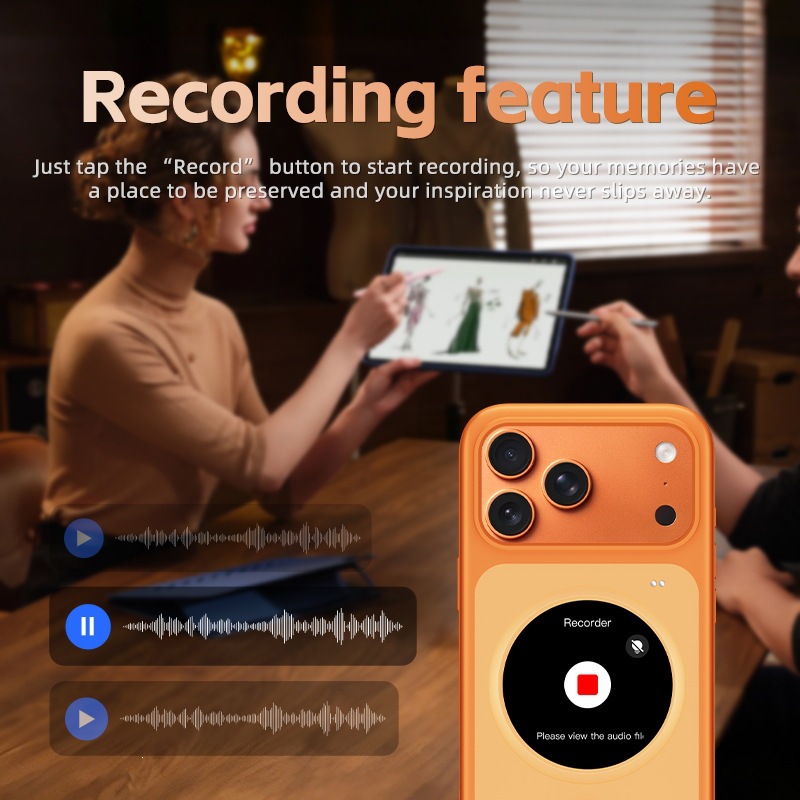 HD Round-Screen DIY Casting Phone Case 4