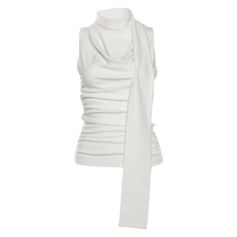 Slim Fit Slimming Swing Collar Design Blouse