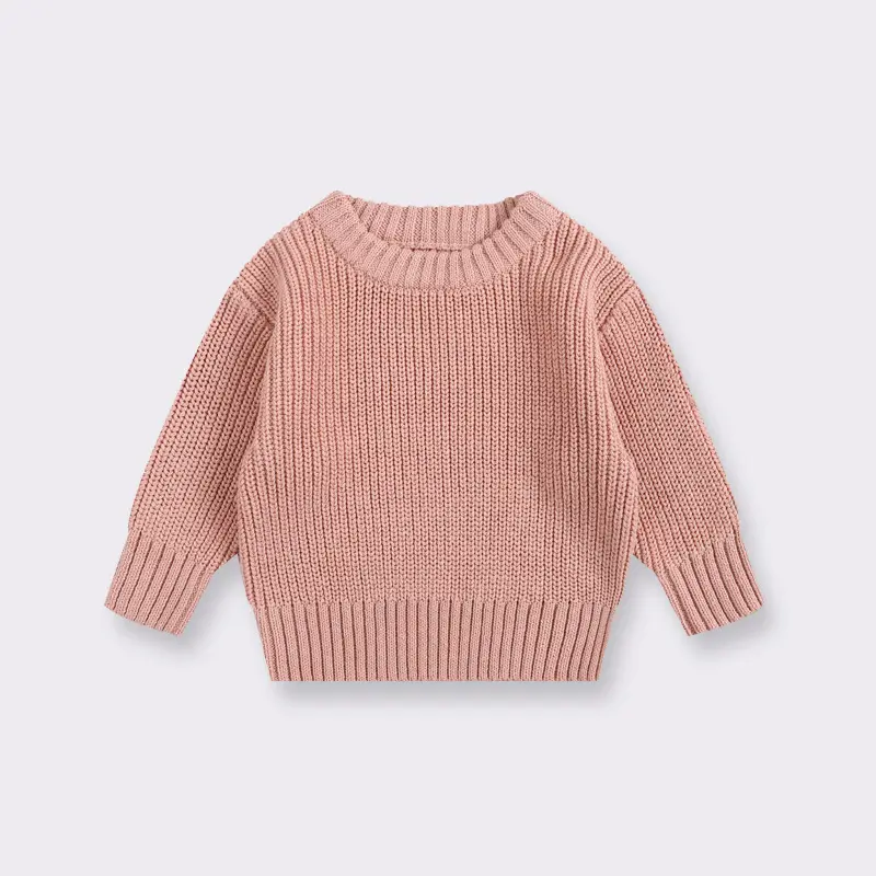 Round-neck Knitted Sweater Top