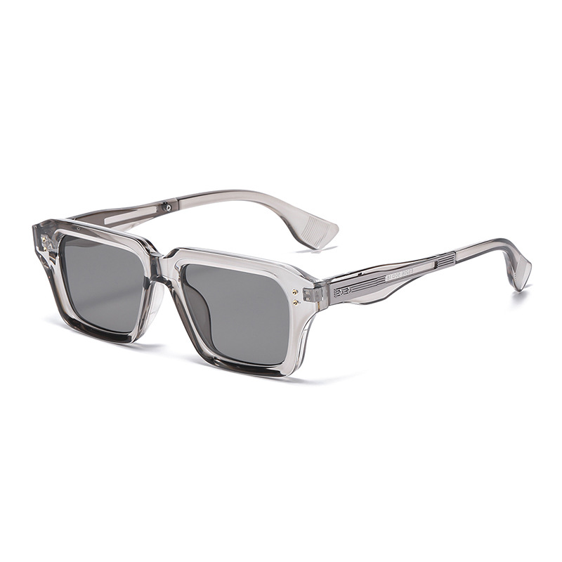 Square-rimmed Glasses European And American Beige Chic Watch The Trend