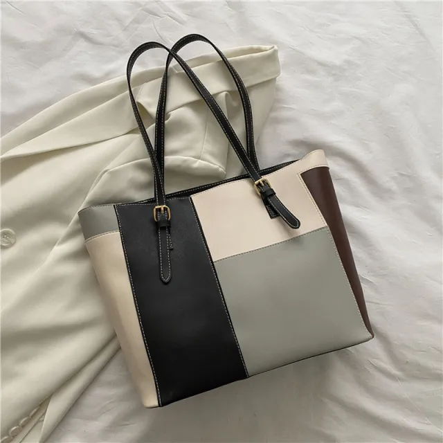 Large Capacity Totes Female Underarm Gray - Shop at LoveMi