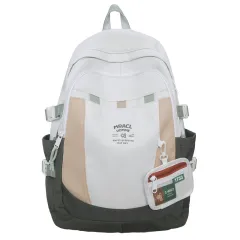 Student Large-capacity Casual Backpack - Green - View 1