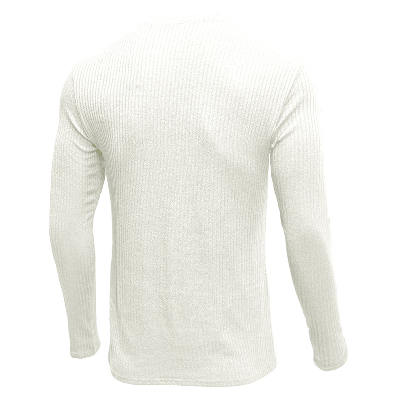 Title 14, European and American knitted mens long-sleeve...