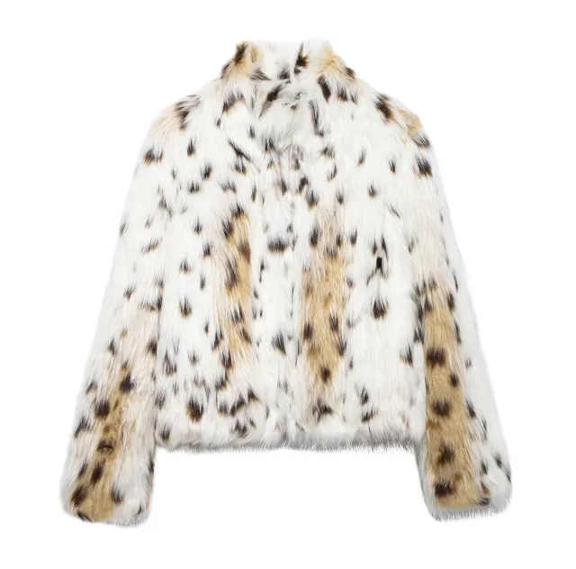 Women's Fashion Animal Pattern Baggy Coat - Shop at LoveMi