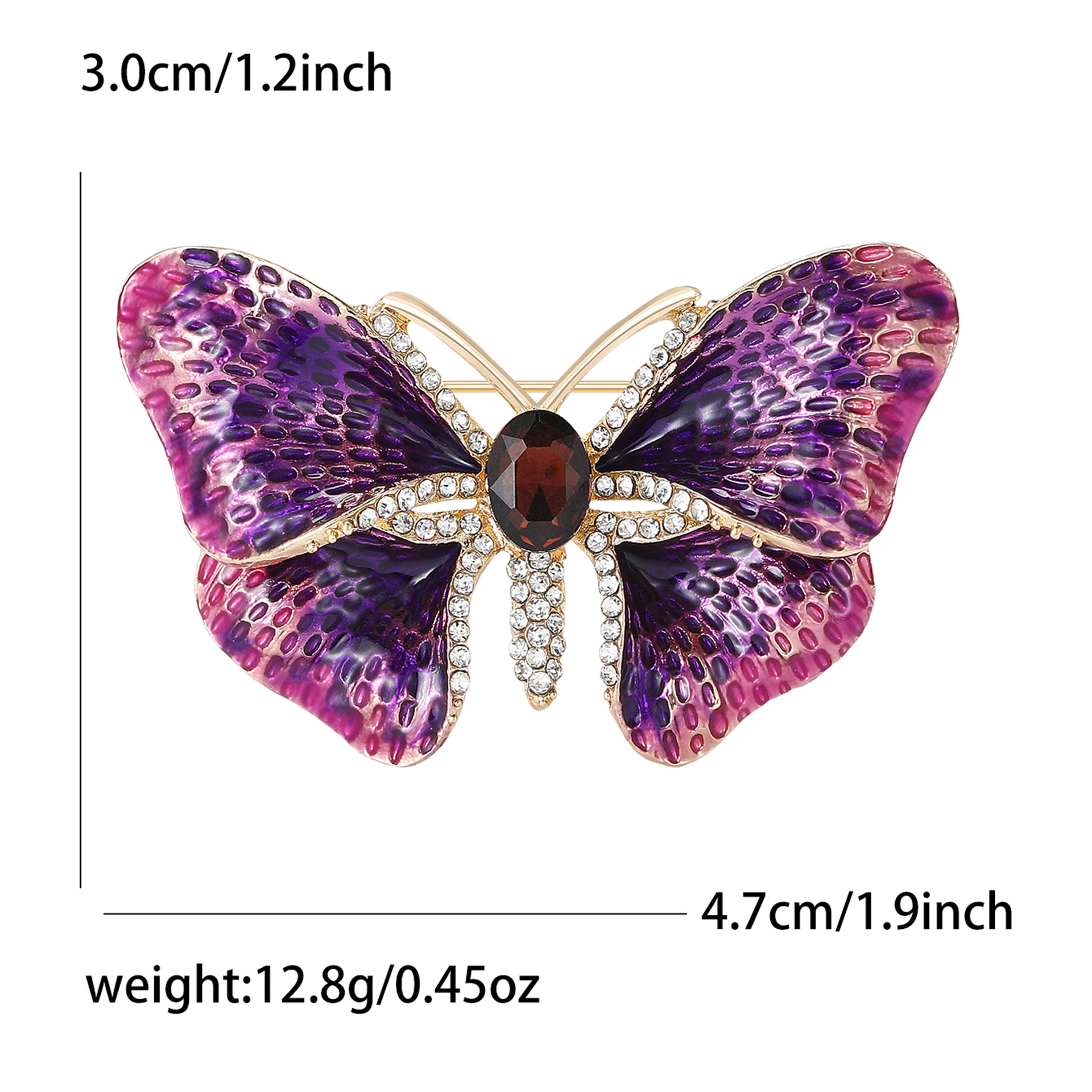 Alloy Butterfly Brooch