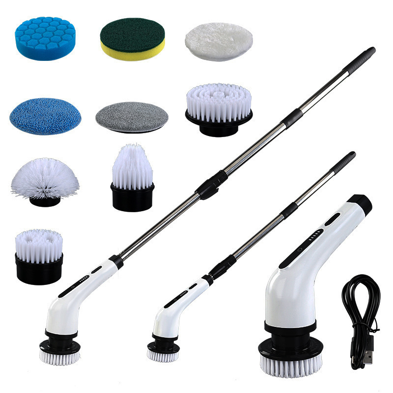Electric Cleaning Brush with Extendable Handle | Cordless Bathroom & Kitchen — view 5