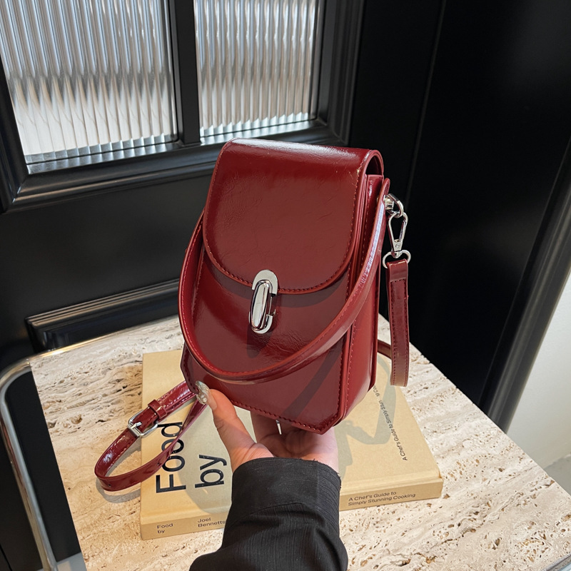 High-end Textured Small Square Tote Bag