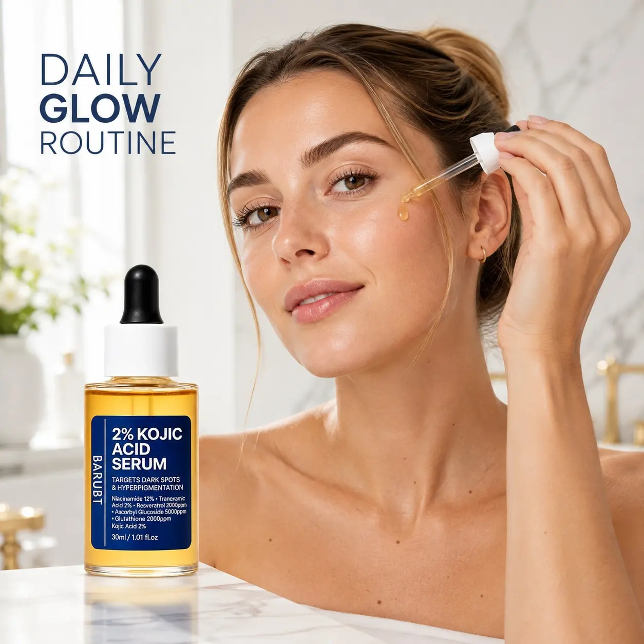 Dropper Facial Serum For Daily Skin Care