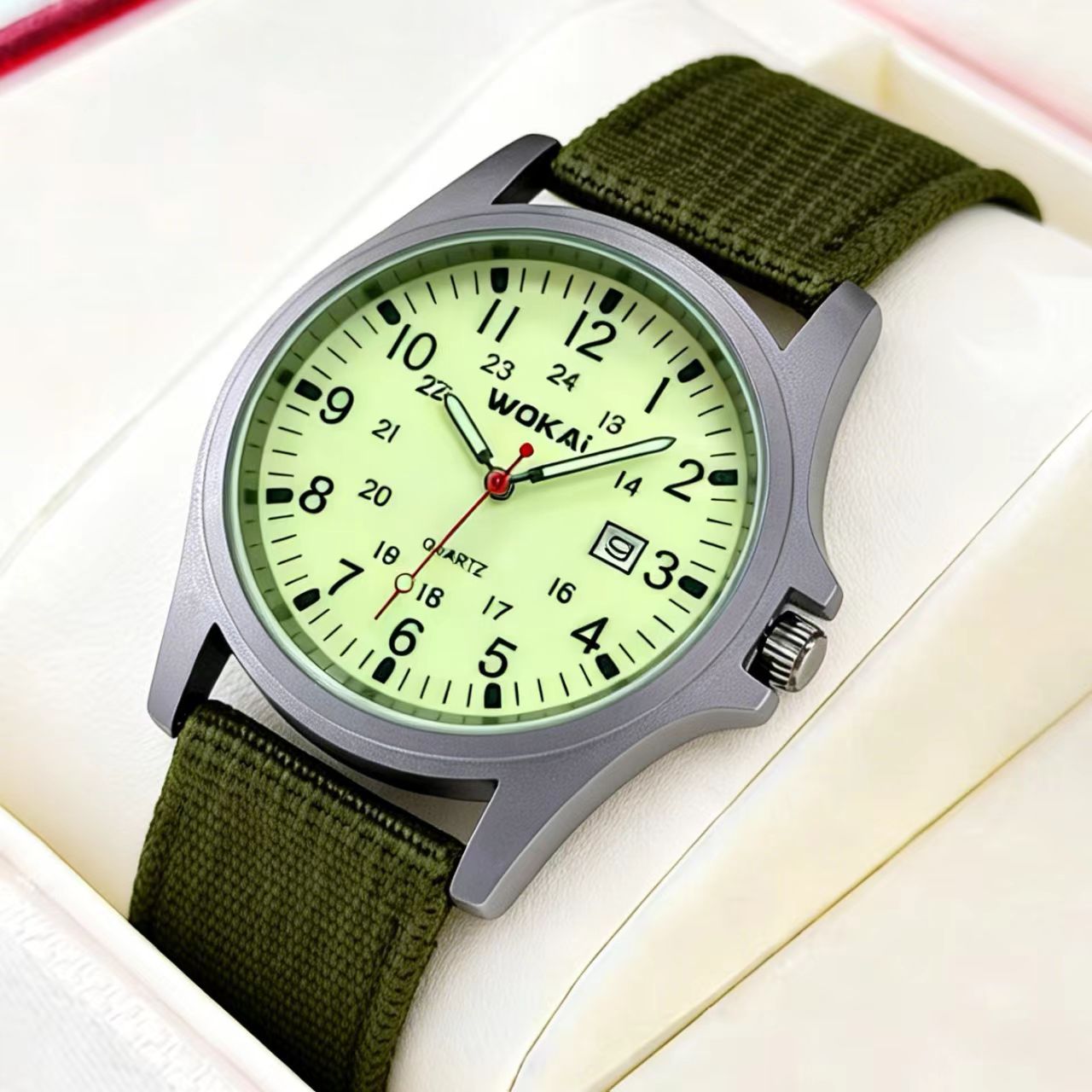 Mens Casual Calendar Sports Quartz Watch 10