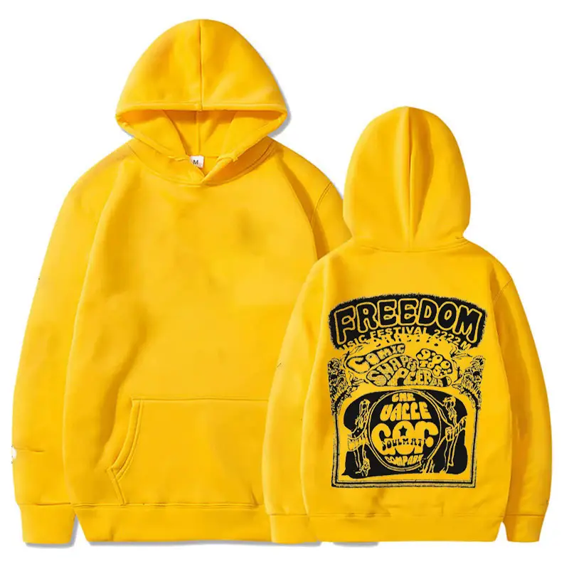 Hip Hop Cartoon Printed Long-sleeved Hoodie
