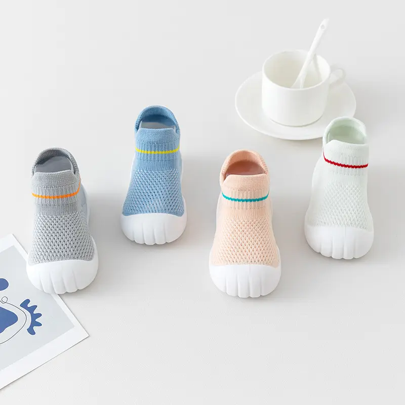Baby Toddler Shoes Autumn Breathable Mesh Knitted