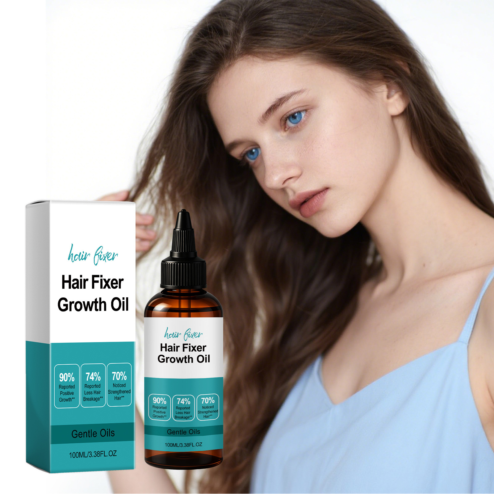 Nourishing Serum Strengthens Hair And Smooths Dry Frizzy Strands