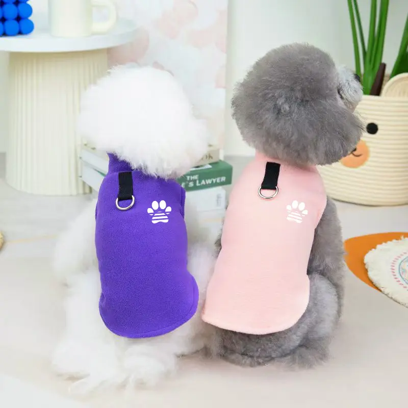Pet Clothing Fleece-lined Thermal Vest