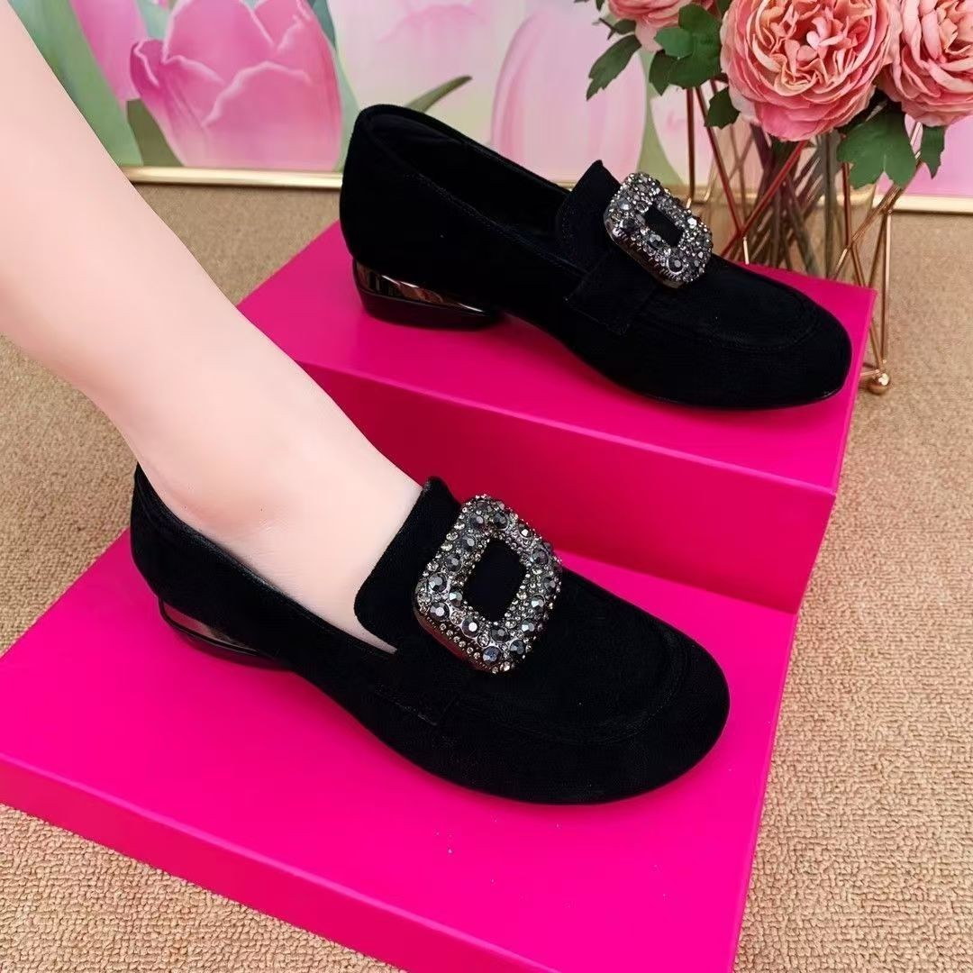 Rhinestone Low Heel Pumps, picture 3 of 4