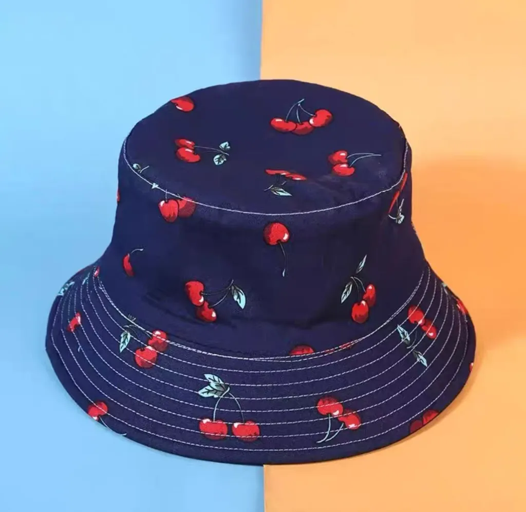 Creative Pattern Series Double-sided Wear Sunshade Breathable Bucket Hat - 5 Colours-Free Size