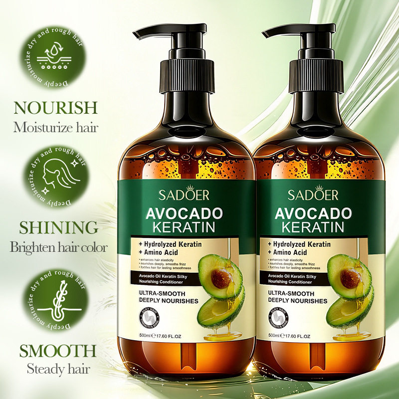 All-English SADOER Avocado Oil Silky & Nourishing Hair Care 3