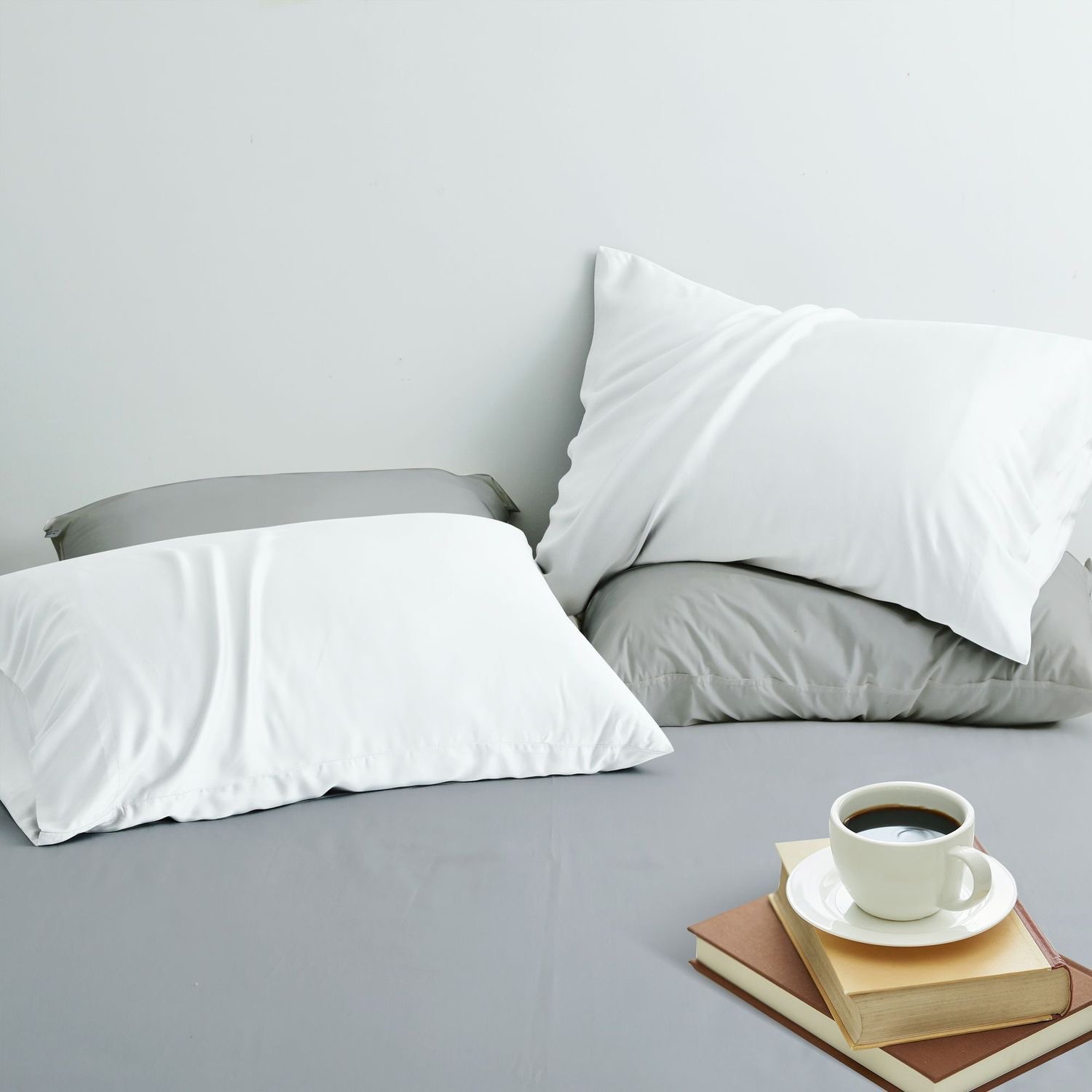 A Pair Of Bamboo Fiber Envelope Pillowcases