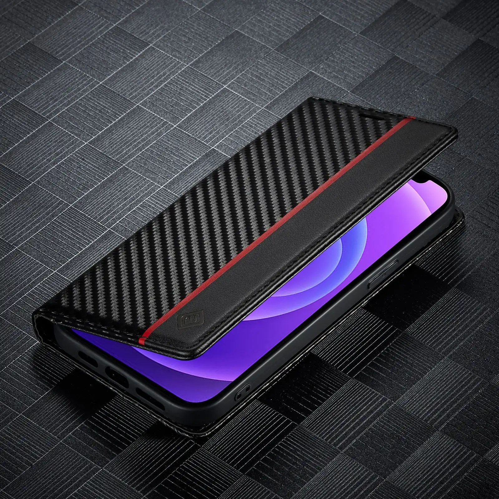 Suitable For New Carbon Fiber Leather Phone Case