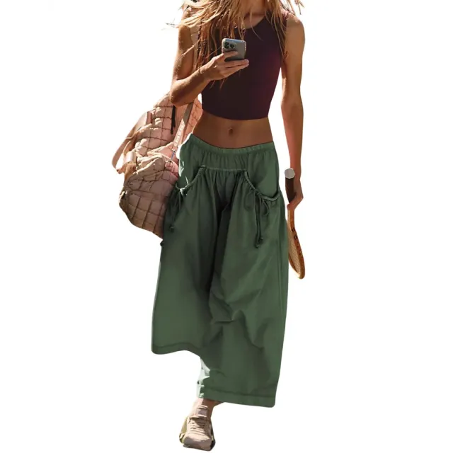 European And American Street Fashion Casual Pants Army Green - Shop at LoveMi