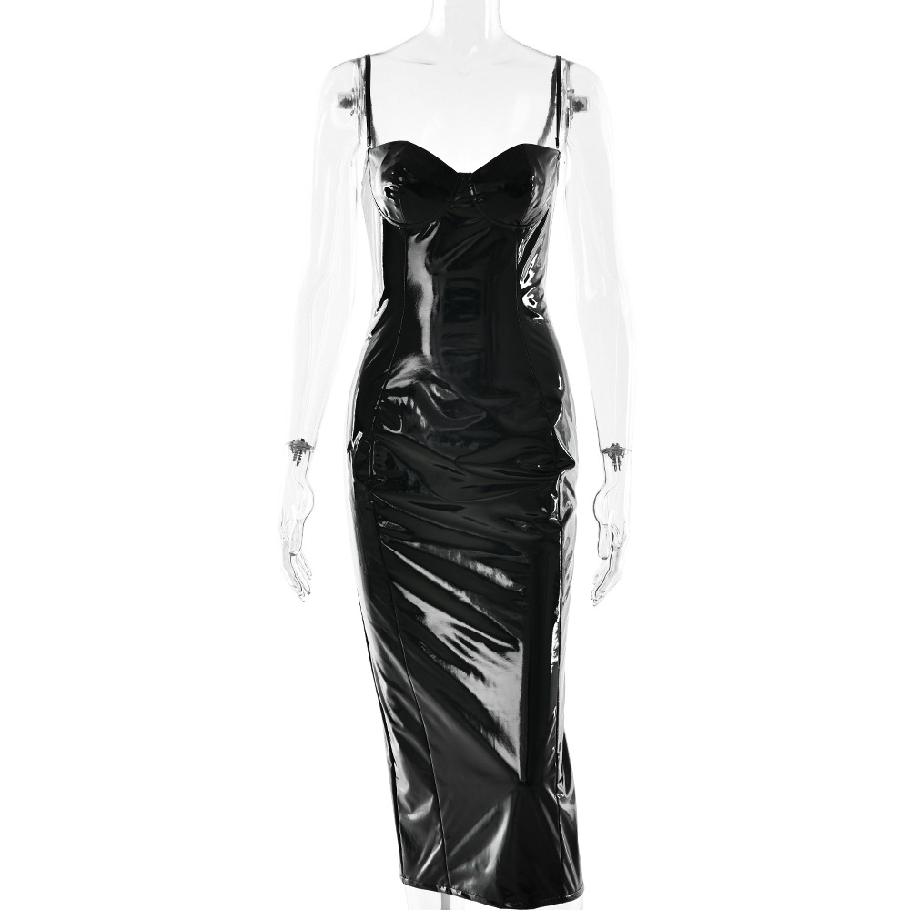 Fashionable Women's Dress Waist cinching Bodycon Evening Gown Black - Shop at LoveMi