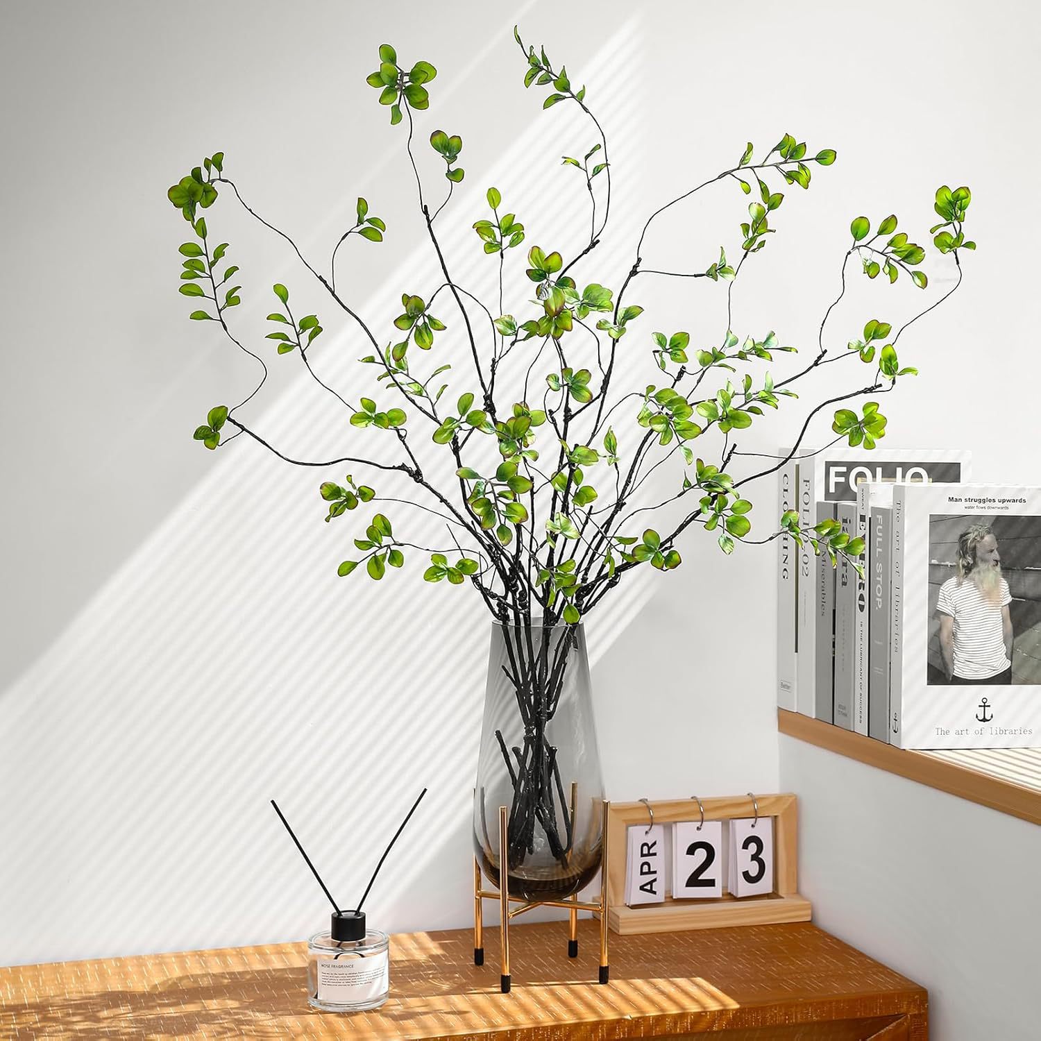 Leaves Large Autumn Branches Artificial Branches Plant Leaves
