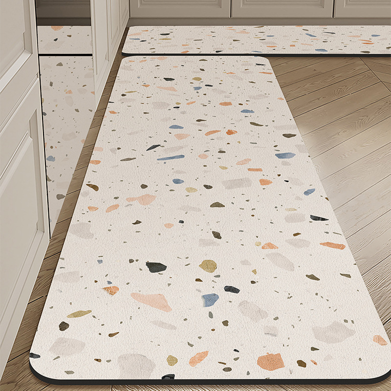 Kitchen Floor Mat Dust Removal Wear-resistant Diatom Ooze Floor Mat Non-slip Mat