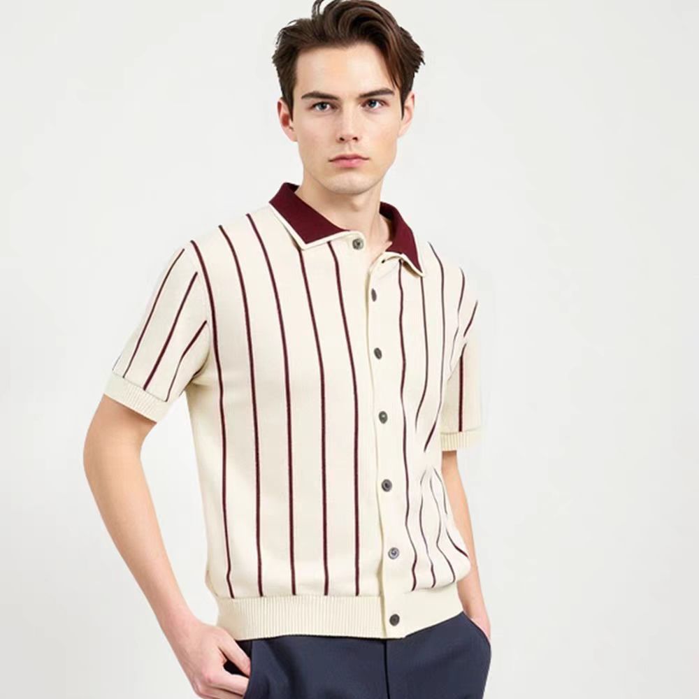 Korean-style Retro Trendy Knit Sweater For Men