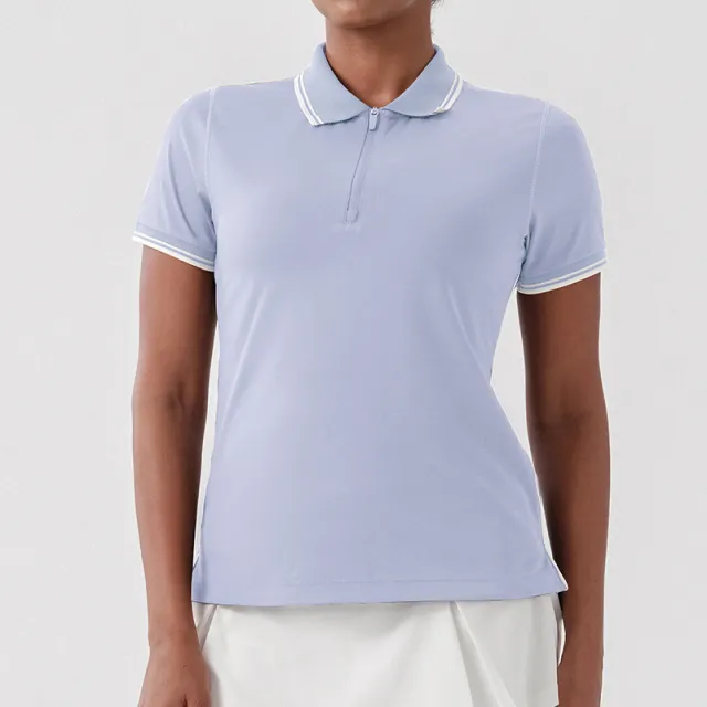 Casual Golf Tennis Top Antibacterial Wicking Quick drying T shirt Sky Blue - Shop at LoveMi