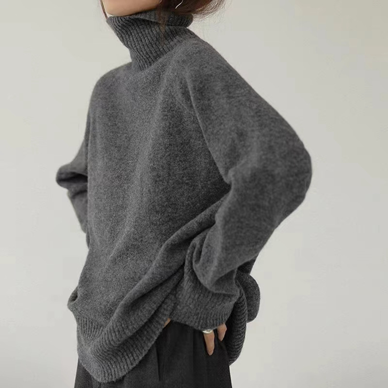 New AutumnWinter French-Style Retro Relaxed Sweater