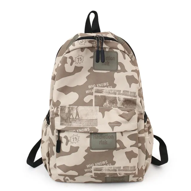 New Fashion Personalized Graffiti Large Capacity Canvas Backpack 6 Models - Shop at LoveMi