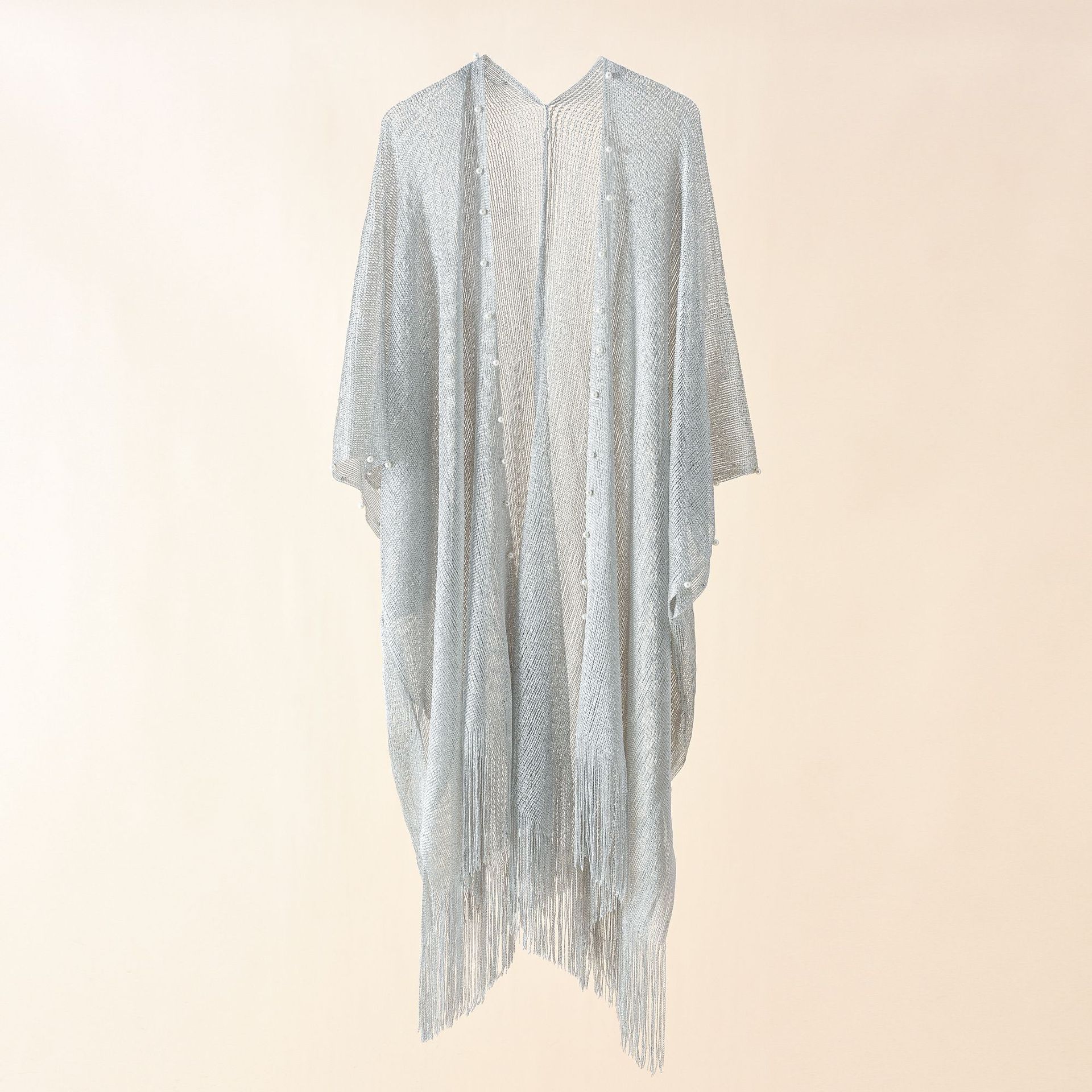 Nail Pearl Beach Shawl Cardigan Mid-length - Image 4