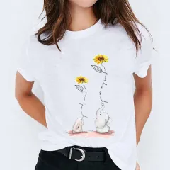 Women's Cat Pet Funny Round Neck Fashion Top - Cz22660 - View 1