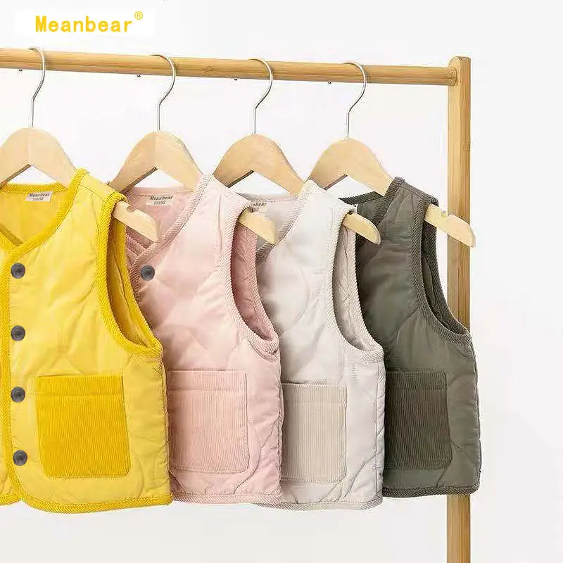 Children's Cotton Wear Girls Thickened Warm Vest