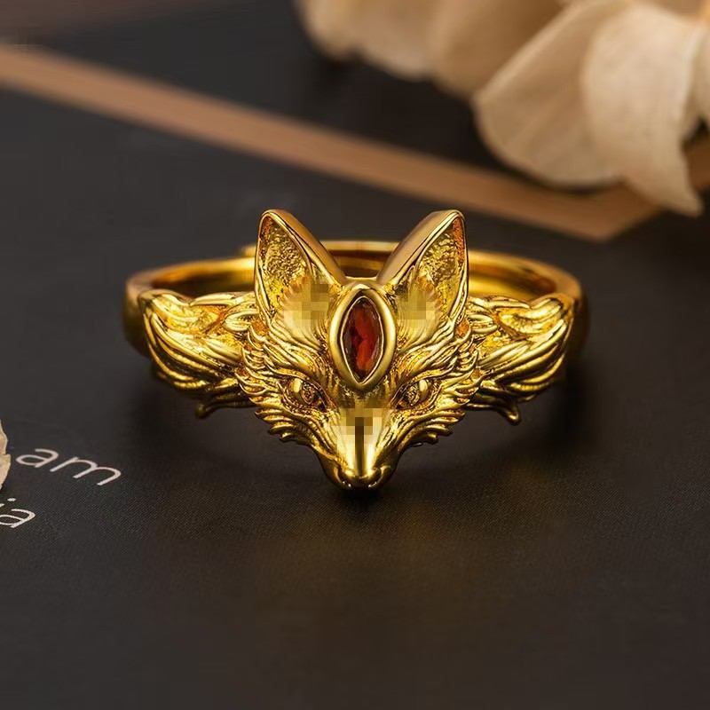 Personalized New-Style Retro Nine-Tailed Fox Ring