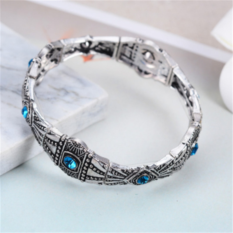 Title 2, Unisex Geometric Boho Vintage Alloy Bracelet