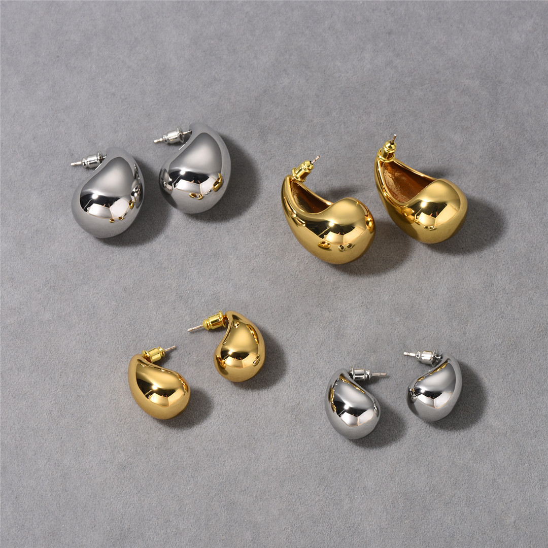 Women's Niche High Sense Graceful And Fashionable Water Drop Ear Studs