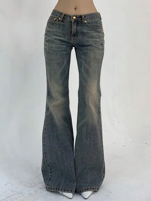 New style Vintage Distressed Washed Denim Jeans That Flatter Your Bronze Xl - Shop at LoveMi