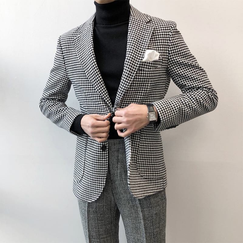 Slim-Fit Wool Suit Jacket