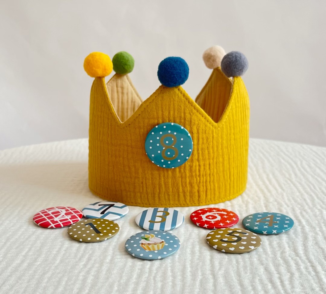 Yellow Round Brand Crown