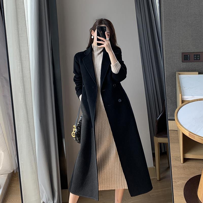 Women's Slimming Mid-length Wool Coat