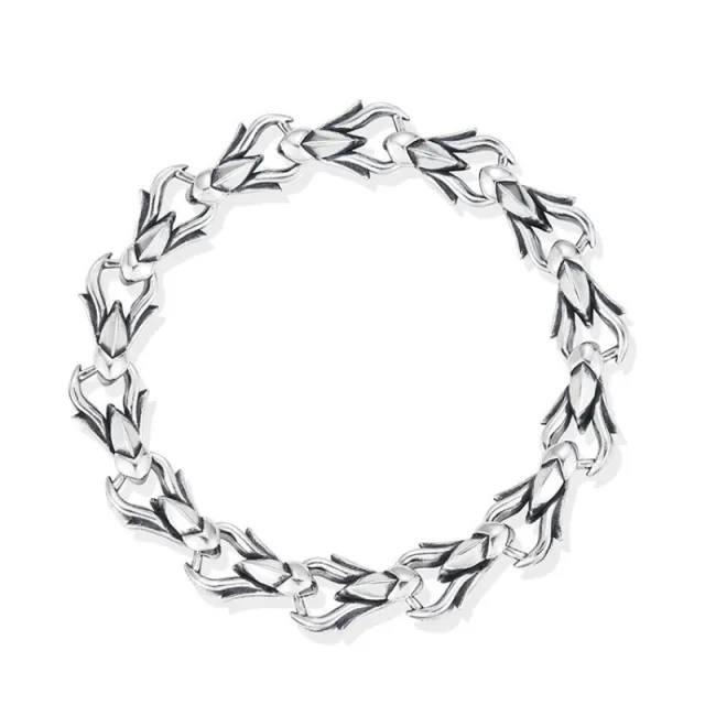 Retro Hollow Preserved Flower Bracelet Female Heavy Industry Sl39331 Plated Thai Silver - Shop at LoveMi
