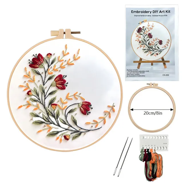 Flower Embroidery Material Package Decoration Ornaments Cx202 - Shop at LoveMi